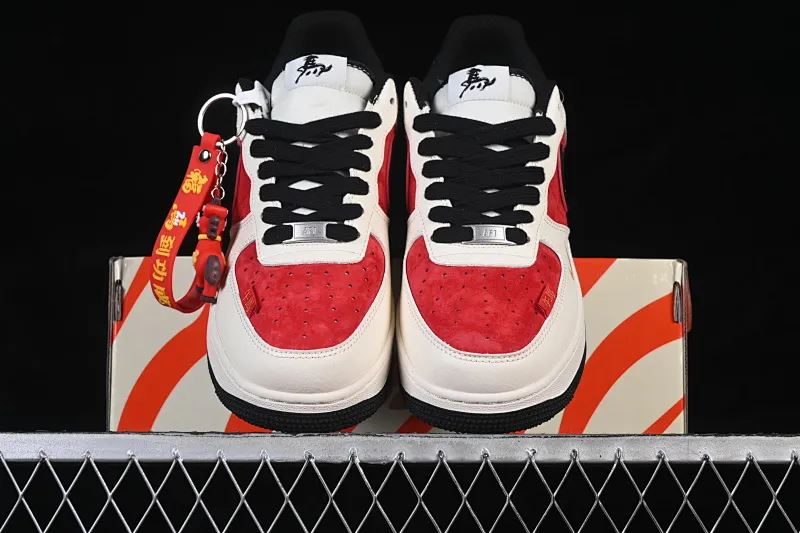 All Categories Nk Air Force 1 Air Force Series Nk Air Force 1 Low Air Force Low Nike Air Force 1'07 Low Year of the Horse Limited Beige Black Red Golden Horse Air Force 1 Low-top Casual Shoes HT5088-616